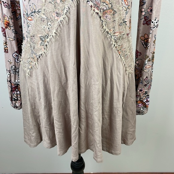 Daytrip Buckle Womens Stretch Mini/Micro Dress SZ S Unique Floral Open Front - Picture 3 of 11